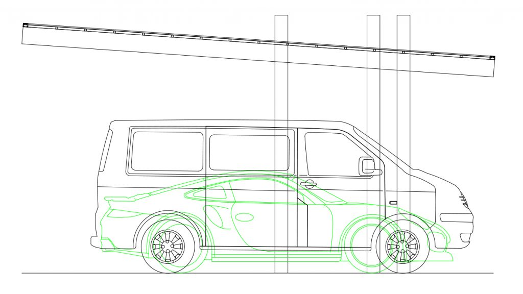 ALUNA® Carport II - Ogrody / Tarasy