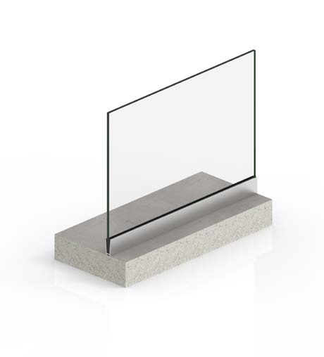 System minimalistycznej balustrady